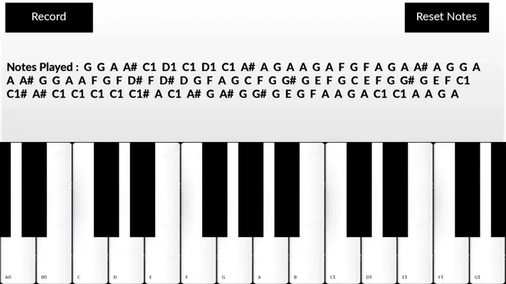 Piano Notes android App screenshot 8